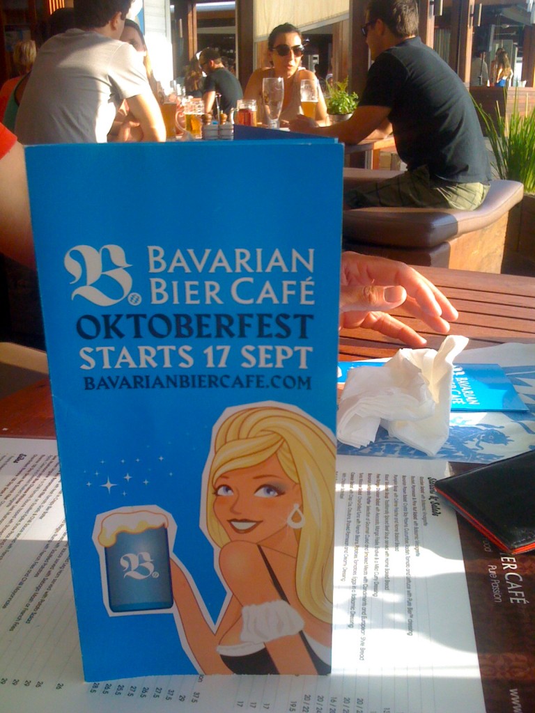 Bavarian Bier Cafe  menu