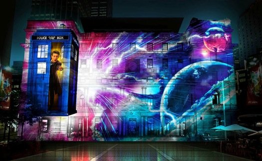 Vivid Sydney 2013 Dr Who Projection