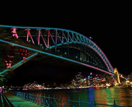 Vivid Sydney 2013 Guide Harbour Bridge Lights