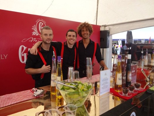 Galliano bartenders: Connell Newport, Jonathan Coates and Stefano Silvestri