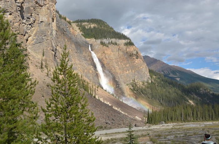 Canadian Rockies waterfall