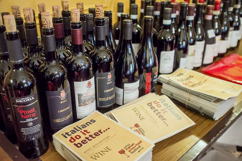 Italian Wine & Food Festival - Wine Bottles