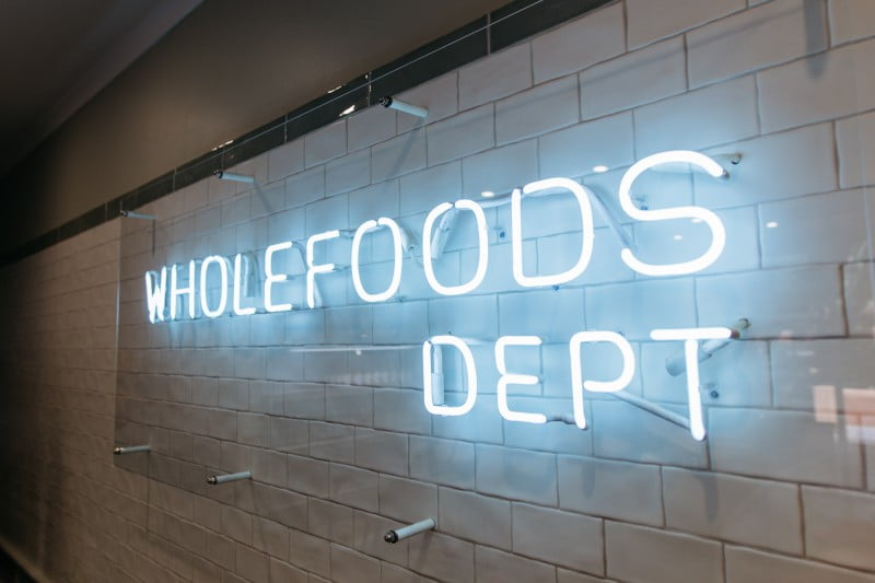 Wholefoods Dept - sign