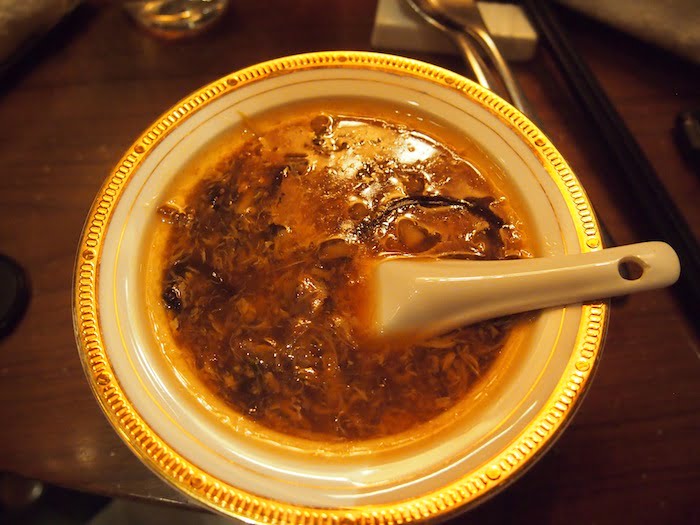 man tong kitchen shredded duck and dried scallop soup