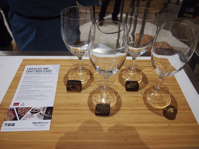 Northland Cultural Food Academy - Chocolate and beer flight