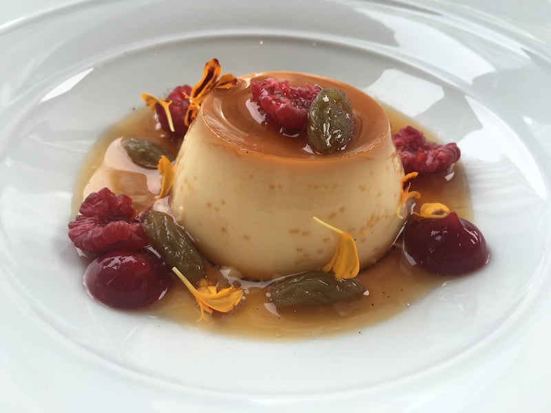 ‘Pastel’ Crème Caramel with Cognac soaked raisins - Lunch Like Van Gogh