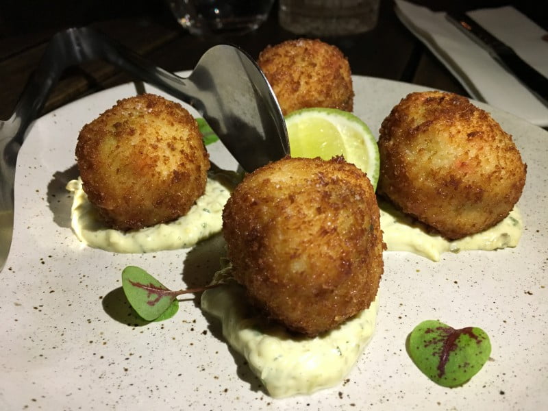 The Butler cod croquettes