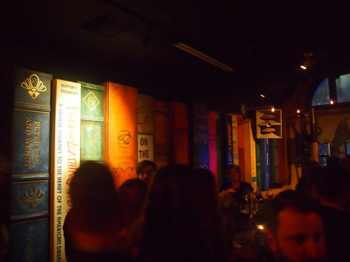 StoryVille Bar Book Wall