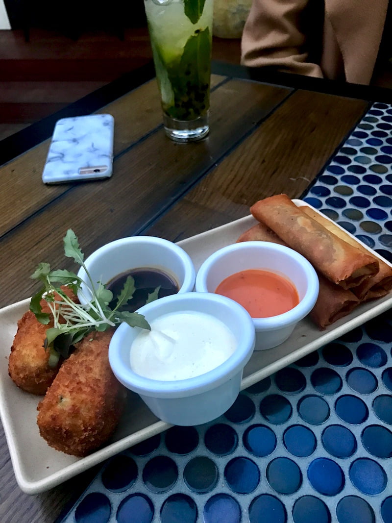 The Royal Oak Hotel - Spring Rolls and Croquettes