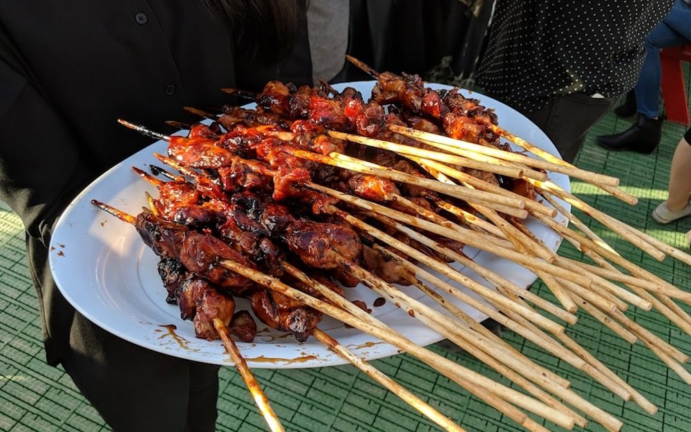 Night Noodle Markets Hoy Pinoy Skewers