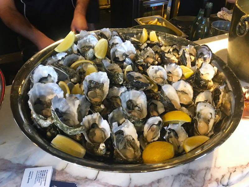 Oysters at Angus and Bon
