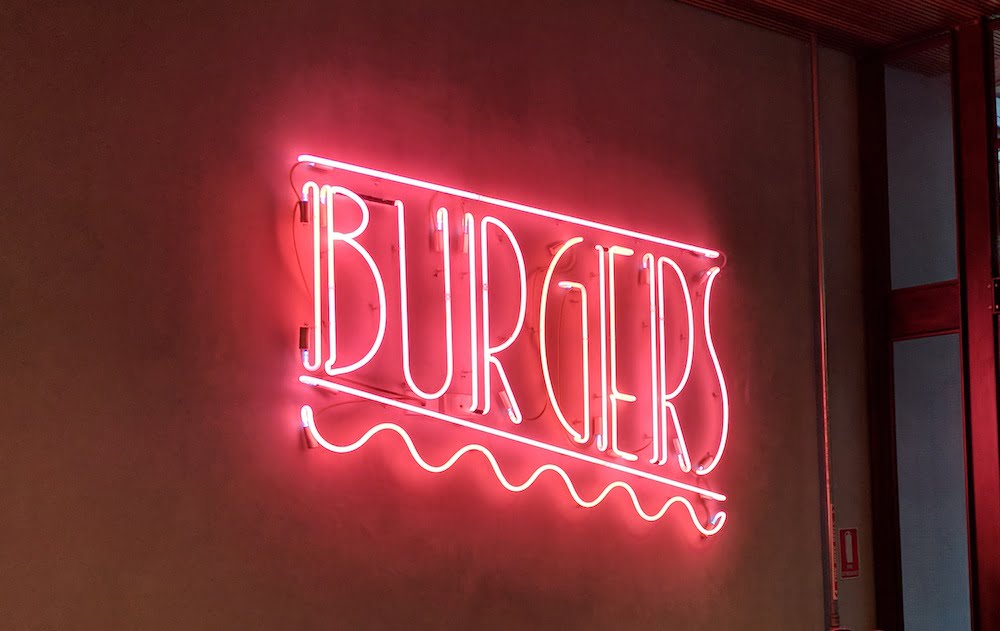 Royal Stacks Burgers Sign