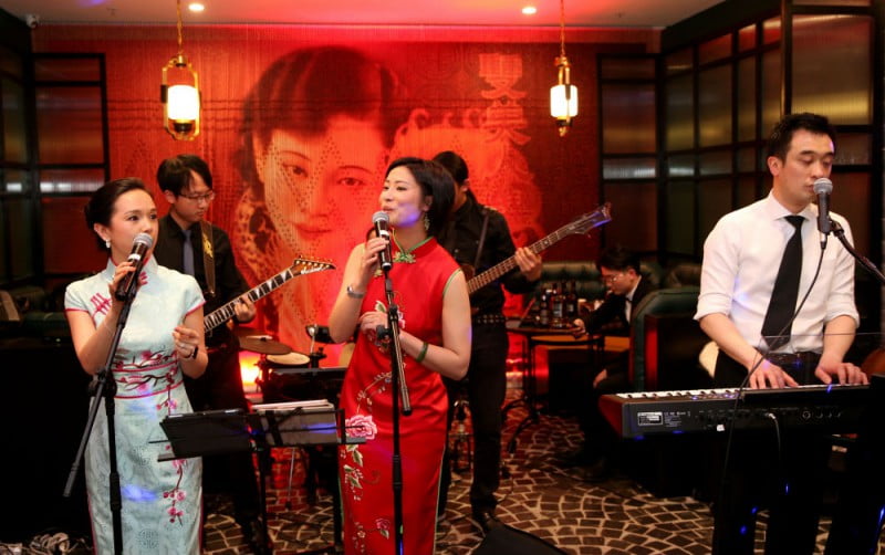 Shangai Red jazz band. Photo: Fiona Hamilton