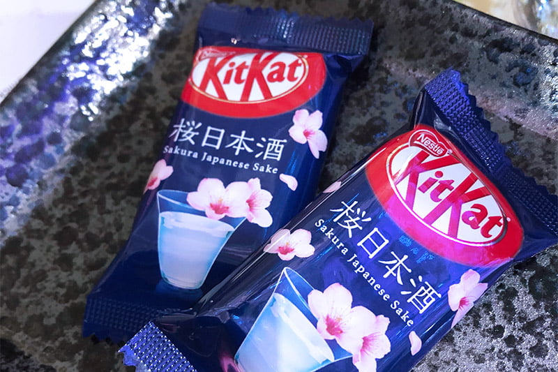 Sake Sakura KitKats at Box Hill Central