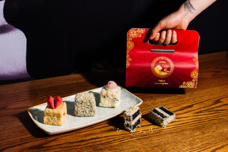 Lotus Dining Tokyo Lamington