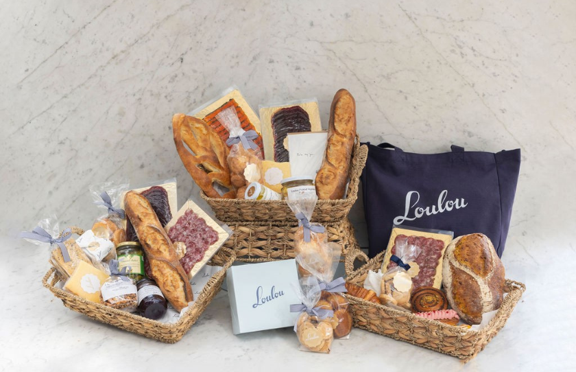 French Sydney bakery Loulou's special occasion hamper.