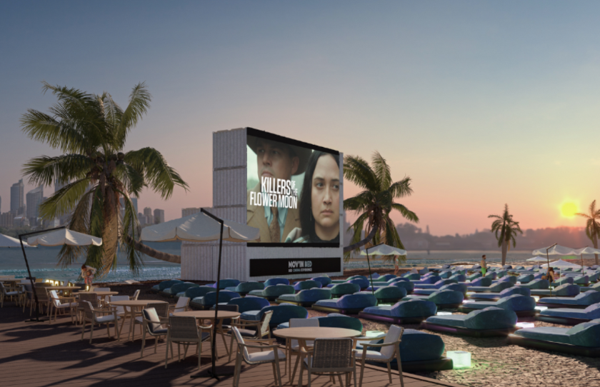 Mov'In Bed Beach Open Air Cinema