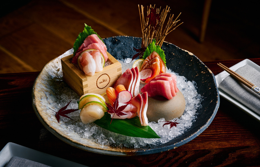 Sashimi platter at Sake for Valentine's Day Sydney 202
