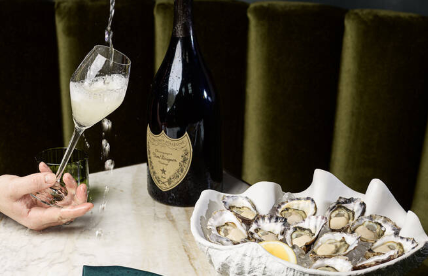 The Emerald Room Champagne and Oysters