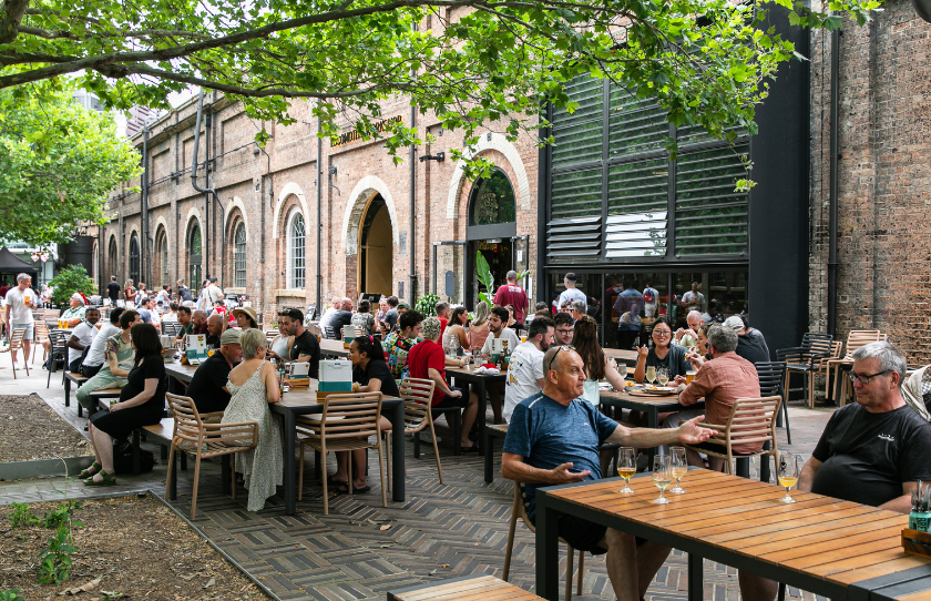 Image of customers outside South Eveleigh's BrewDog